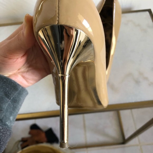 Sam Edelman Nude Peep Toe Heels - Picture 6 of 8